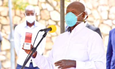 H.E. Yoweri Kaguta Museveni launches the therapeutic drug trials for the treatment of COVID-19 at Mulago National Referral Hospital on 27th January 2021. Photo Courtesy The ObH.E. Yoweri Kaguta Museveni launches the therapeutic drug trials for the treatment of COVID-19 at Mulago National Referral Hospital on 27th January 2021. Photo Courtesy of The Observerserver