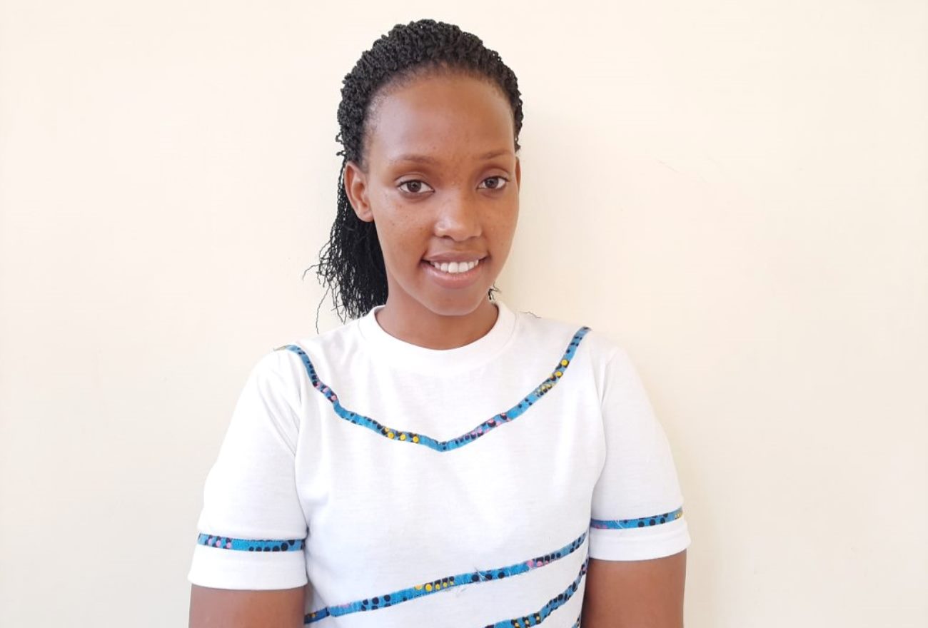 Mutoni Faiby attained a First Class Degree in the Bachelor of Social Work and Social Administration Programme of Makerere. She will graduate in May 2021. Photo credit: Uganda-NONE in three