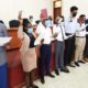 Incoming members of the Makerere Engineering Society (MES) Cabinet take oath during the Swearing-In ceremony for Student Associations' leaders on 21st May 2021, CEDAT Conference Hall, Makerere University.