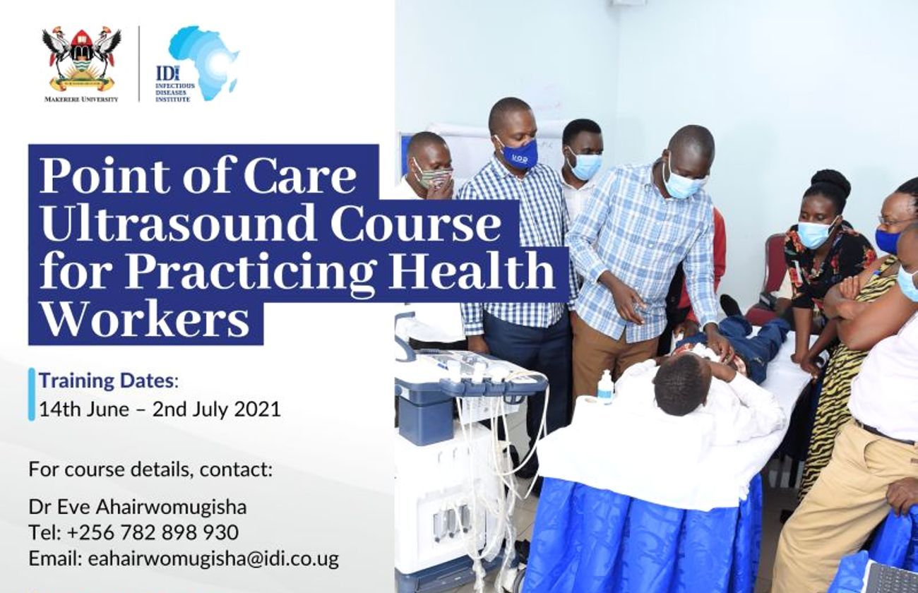 Call For Applications: Point-of-Care Ultrasound training for health workers. Application deadline: 31st May 2021.