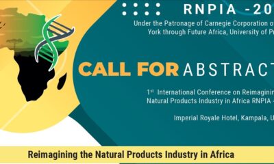 Call For Abstracts: 1st International Conference on Reimagining the Natural Products Industry in Africa - 2021. Submission Deadline: 25th June 2021