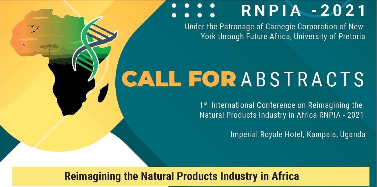 Call For Abstracts: 1st International Conference on Reimagining the Natural Products Industry in Africa - 2021. Submission Deadline: 25th June 2021