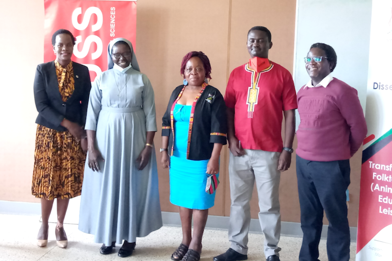 The researchers pose with other stakeholders. Photo: The Observer