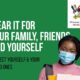 A poster by the 86th Makerere Guild Health Ministry advising students to #StaySafe by wearing a face mask.