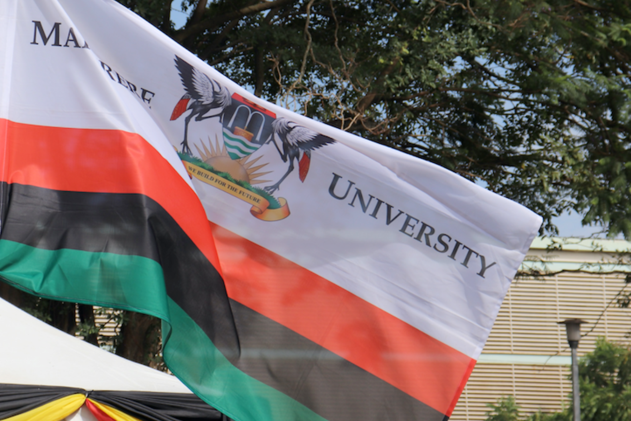 The Makerere University flag. Photo: The Observer