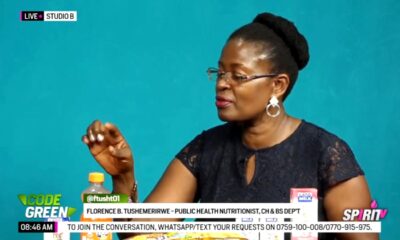 Florence Tushemereirwe, Co-PI FACe-U study and Public Health Nutritionist at MakSPH during her appearance on the Code Green Show on SPIRIT TV. Photo credit: YouTube/SPIRIT TV/Mak-RIF