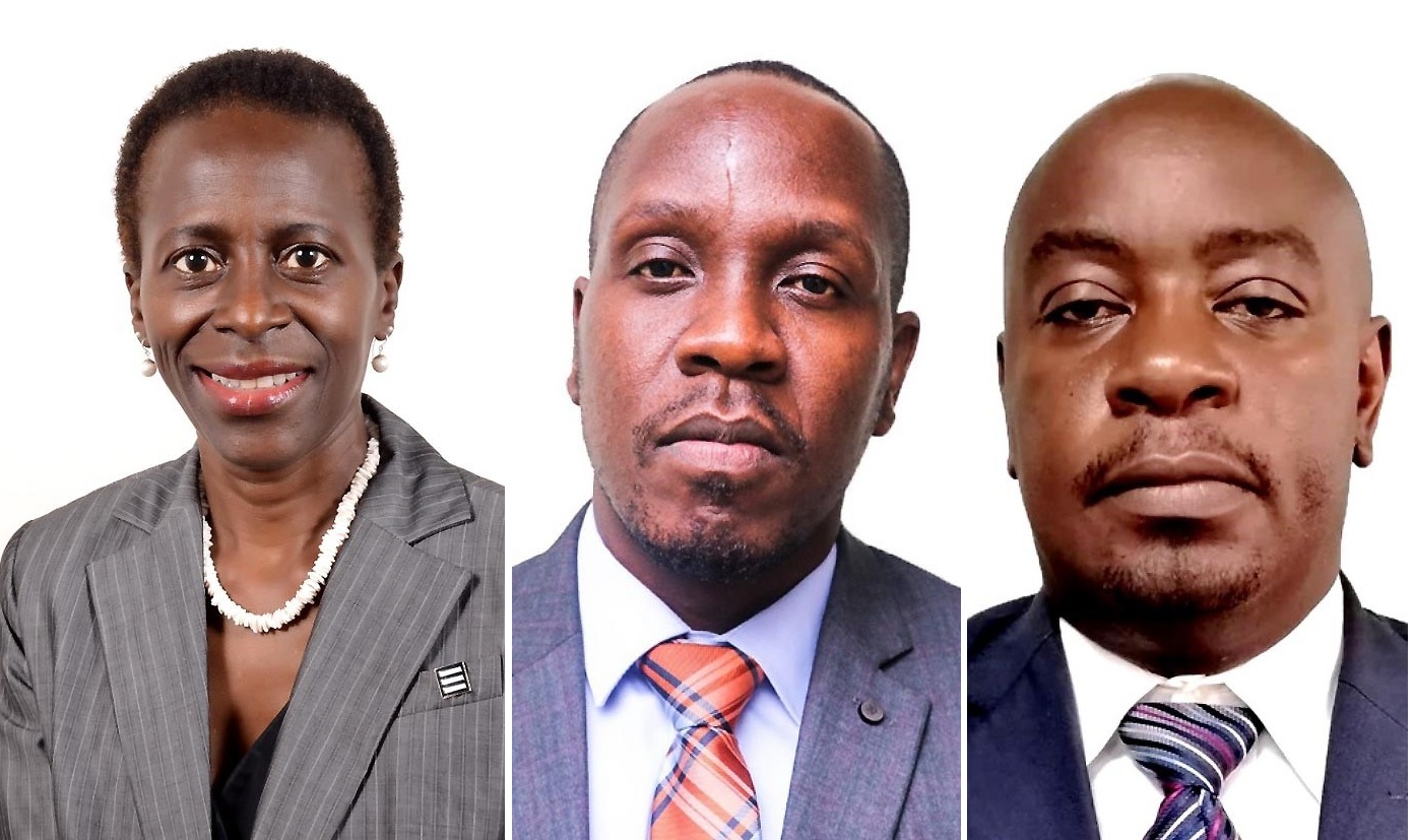 A montage of Dr. Olive Kobusingye, Frederick Oporia and Mr. Sowed Sewagudde, speakers at the World Drowning Prevention Day Webinar organized by the Ministry of Water and Environment in collaboration with the Makerere University School of Public Health, 27th July 2021.