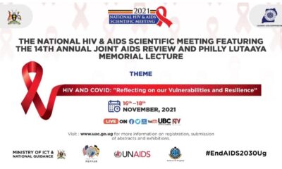 National HIV/AIDS Scientific Meeting, 16th-18th November 2021: Call for Abstracts & Registration.