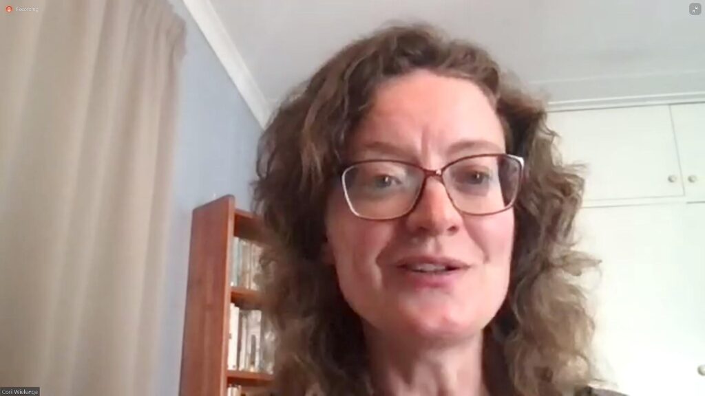 Screenshot: Dr. Cori Wielanga, ECRLF Mentor, University of Pretoria.