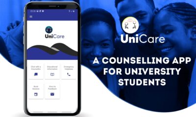 UniCare App: 24/7 Access to Professional Counselling Services. Available on Google Play Store.
