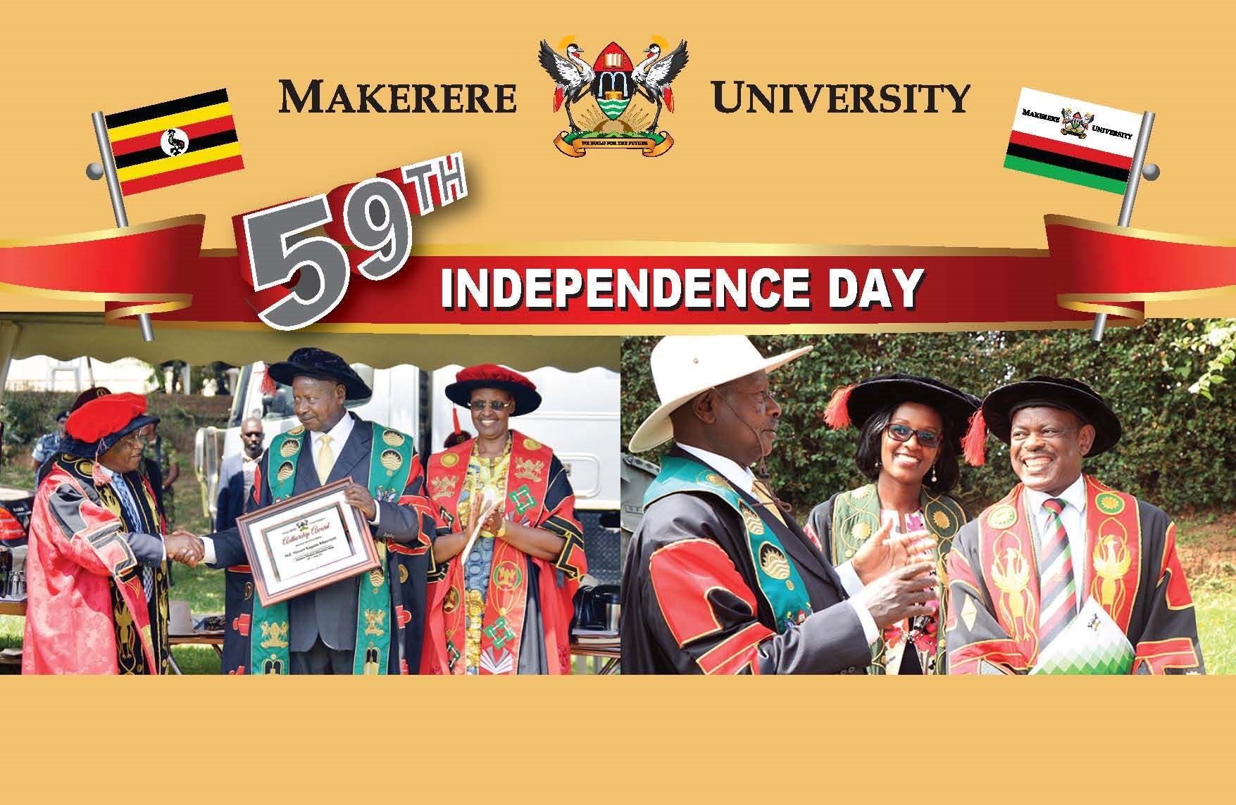 Makerere University 59th Independence Day Message