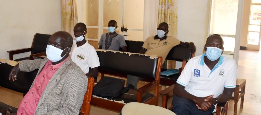 A section of participants that attended the inception workshop listen to proceedings.