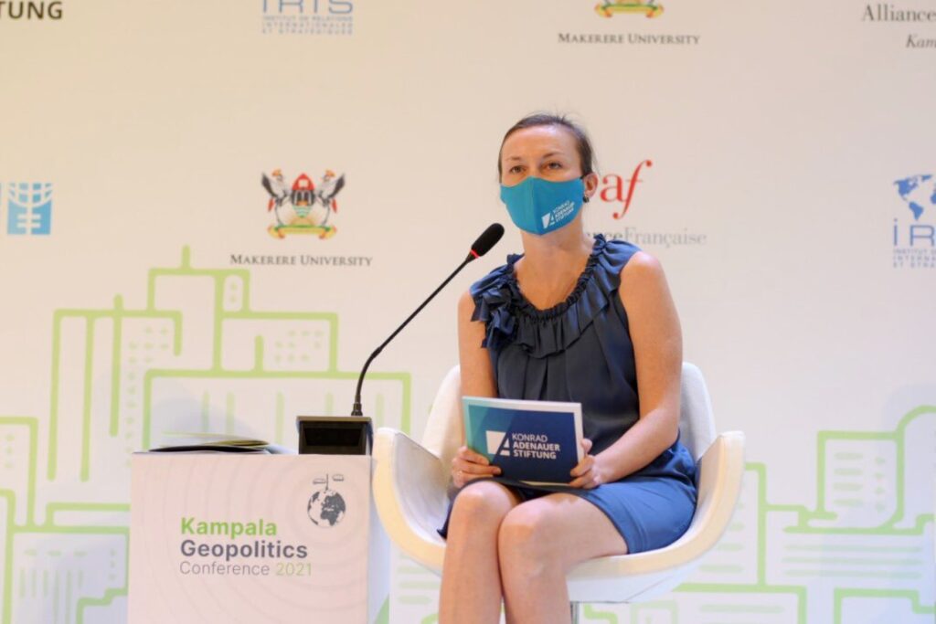 Ms. Anna Reismann, Country Representative, Konrad-Adenauer-Stiftung Uganda and South Sudan.