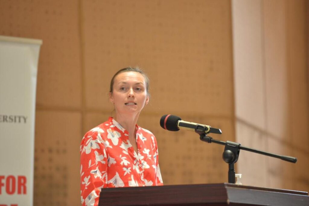 KAS Uganda and South Sudan Country Representative, Ms. Anna Reismann thanked partners for postponing the conference to November to allow for students’ participation. 