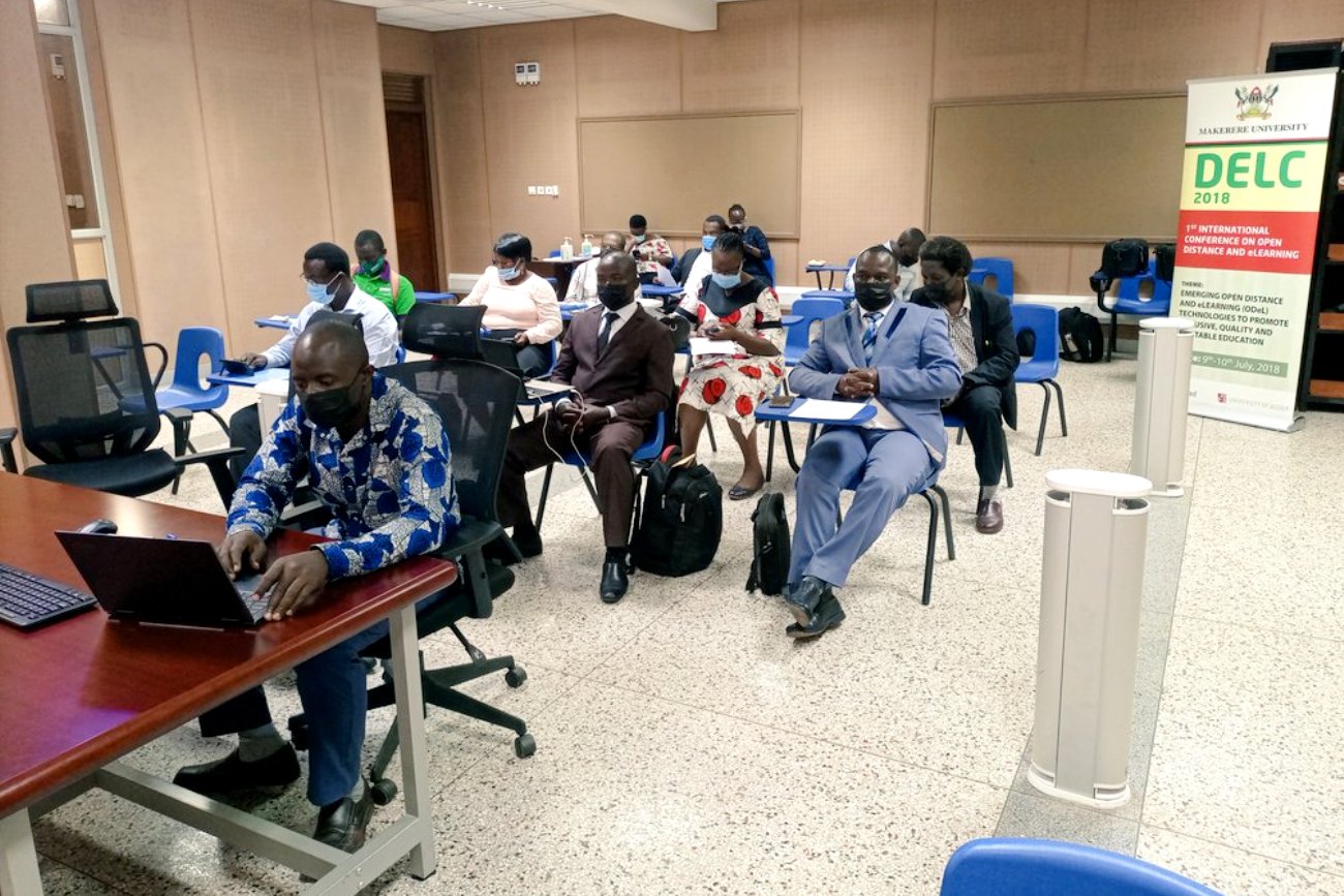 Some of the stakeholders that attended the CABUTE Project Launch on 10th November 2021 in the Multimedia/E-Learning Room, CTF1, Makerere University.