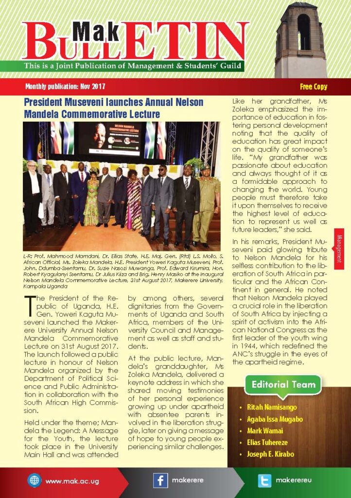 Mak News Bulletin Nov 2017 Issue