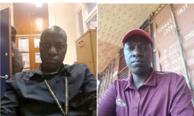 One of the authors, PhD Fellow Martin Mbonye, Left: While at the London School before Covid-19 struck and Right: during fieldwork. Photo credit: THRiVE