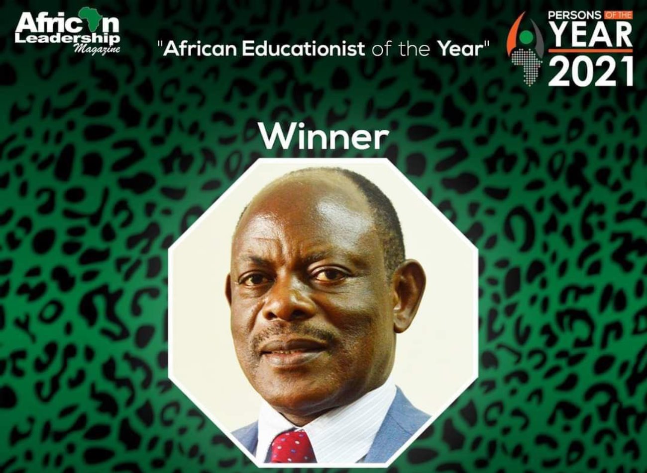 Prof. Barnabas Nawangwe, Winner of the African Educationist of the Year 2021. Photo: African Leadership Magazine.