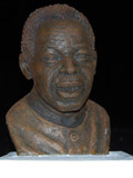A bronze bust of Mwalimu Julius Nyerere that was erected to mark the occasion. 