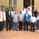 Some of the participants in the Strategic Plan Retreat (15th-18th February 2022) posing for a group photo with the EfD-Mak Centre Director-Prof. Edward Bbaale (5th R) at Ridar Hotel, Seeta.
