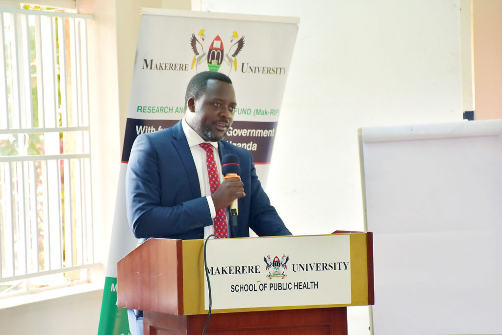 The University Secretary, Mr. Yusuf Kiranda. 