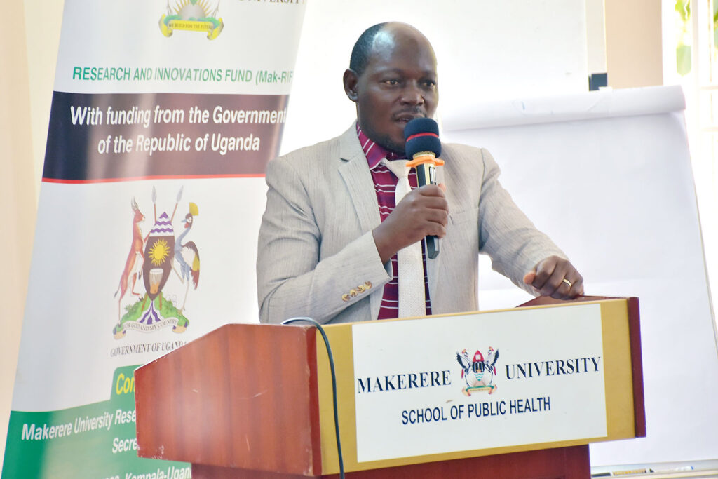 Mr. Lubowa Gyaviira, Department of Finance, Makerere University. 