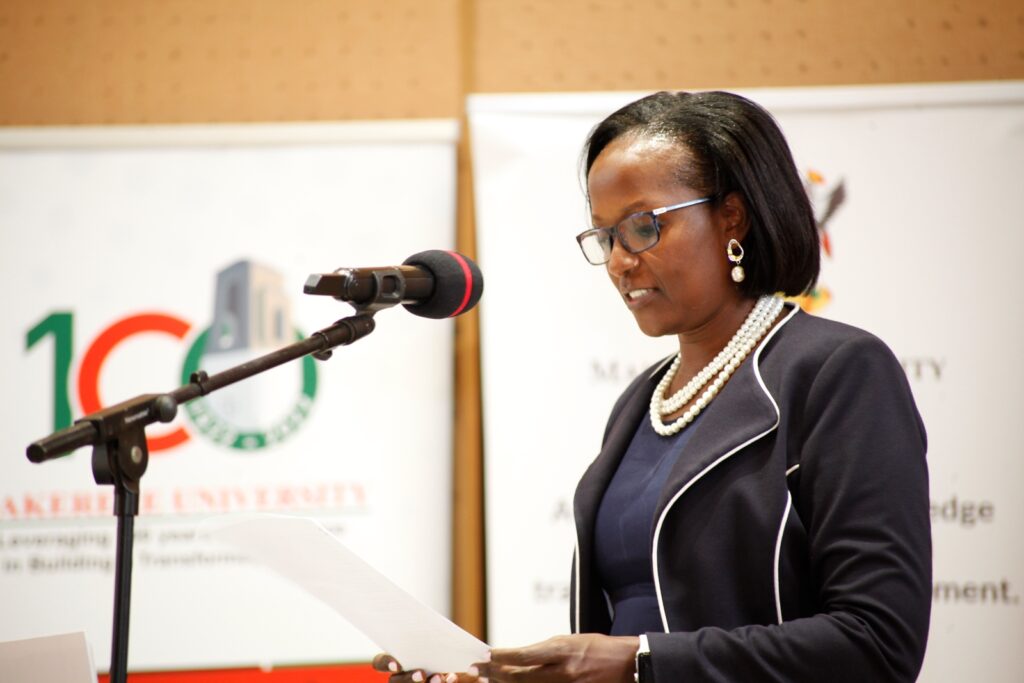 The Chairperson, Makerere University Council, Mrs. Lorna Magara.