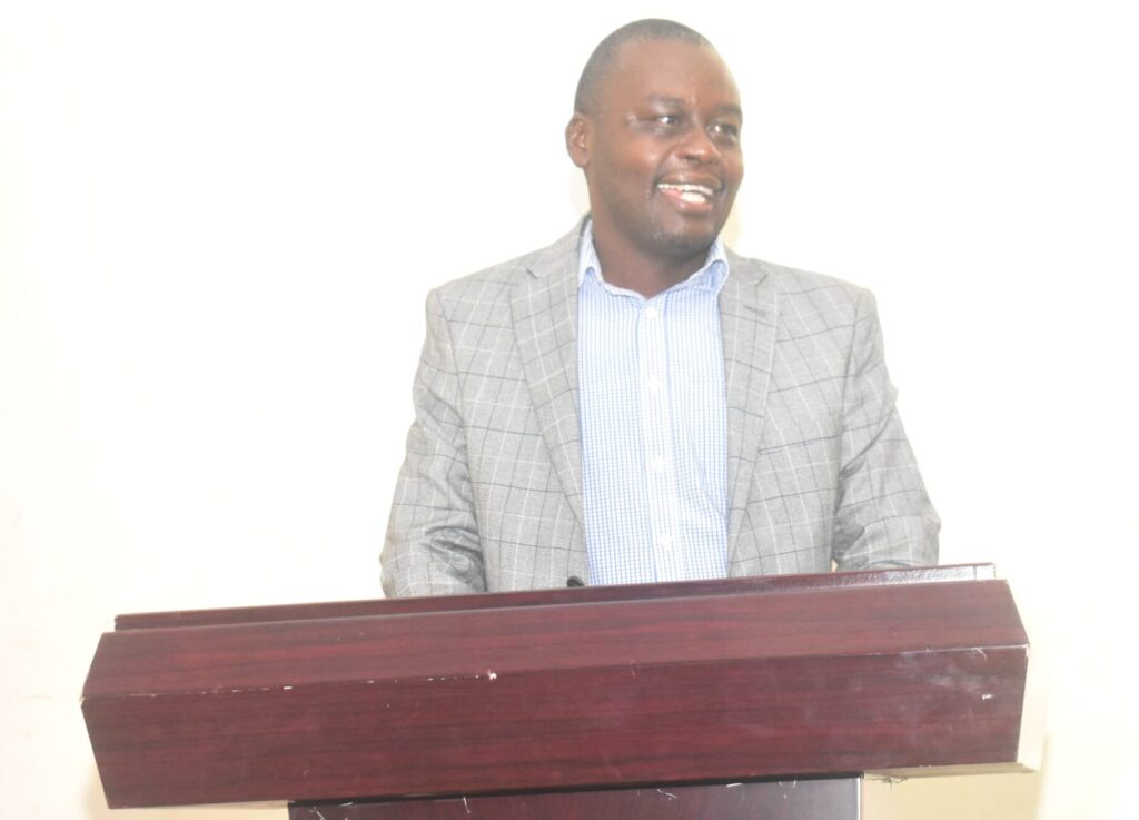 The Dean, School of Food Technology, Nutrition and Bio-Engineering, Dr. Abel Atukwase at the workshop. 