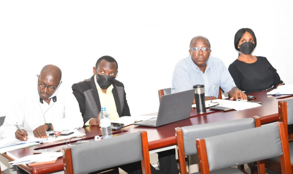 Right-Left - Dr Jackline Bonabana-Wabbi, PI ClimSmart and Co-PI NORHED II CSA; Prof. Frank Kansiime, project member; Dr Patrick