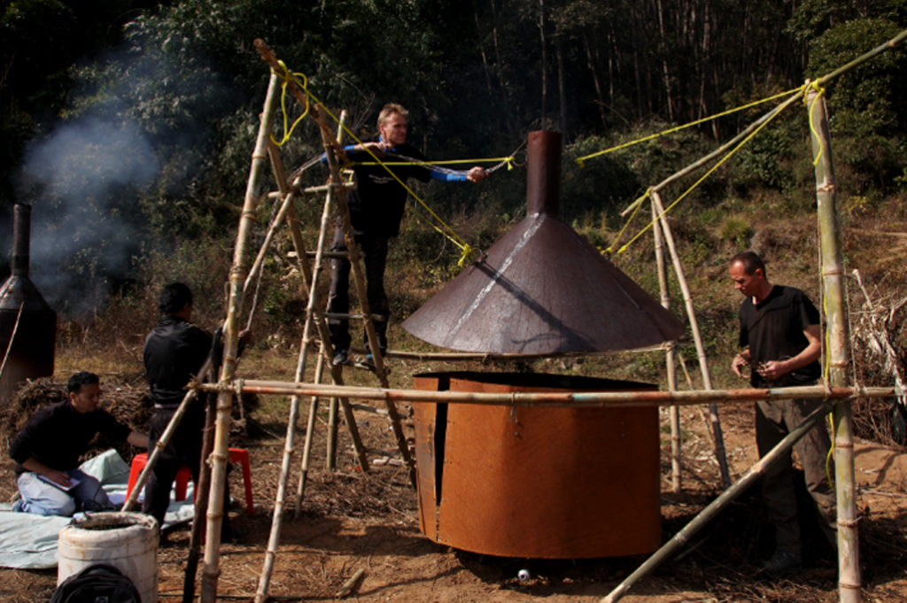 Biochar making process