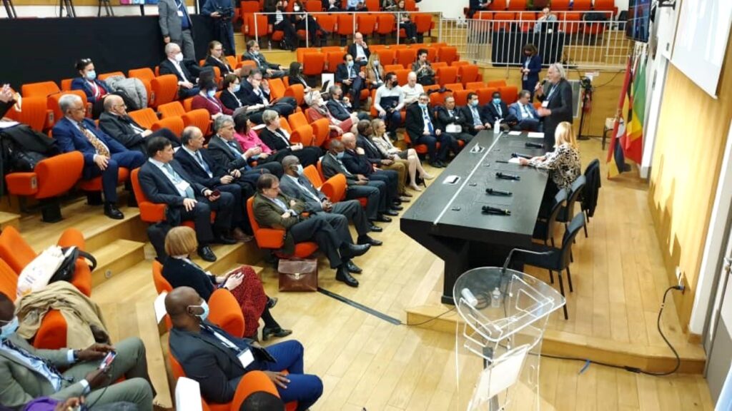 The Opening Ceremony in Amphi Gastaut Hall at Aix Marseille Université