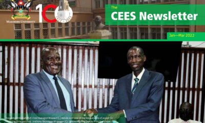 CEES Newsletter January - March 2022 Cover page.
