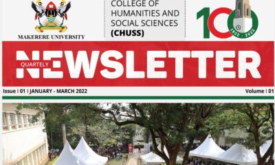 CHUSS Newsletter January - March 2022 Cover page.