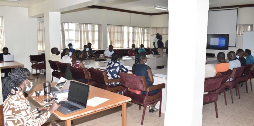 Participants during the symposium on the effects of covid-19 pandemic