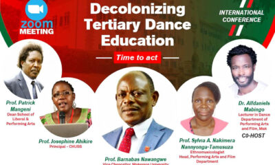 The Poster for the “Decolonising Tertiary Dance Education: Time to act” International Conference Opening Ceremony, held on 7th April 2022.