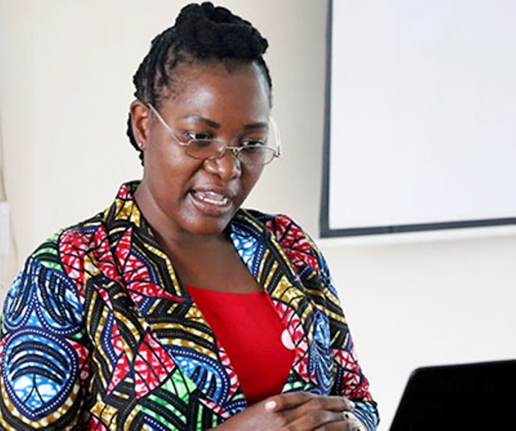 Dr. Julianne Sansa-Otim making her remarks during the project launch.