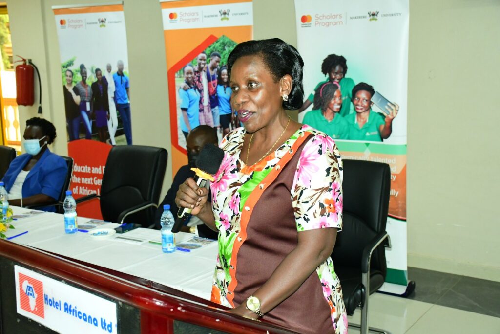 The Mastercard Foundation Scholars Program at Makerere University Coordinator, Dr. Justine Namaalwa