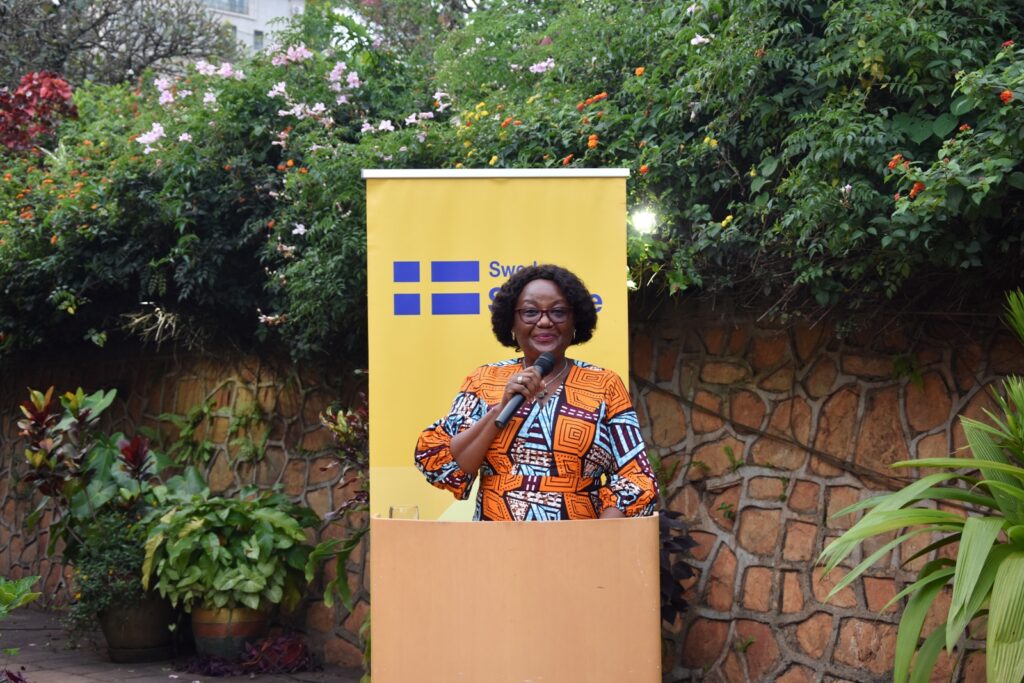 Prof. Rhoda Wanyenze, representing the VC-Makerere University. Photo -Sabina Bossi