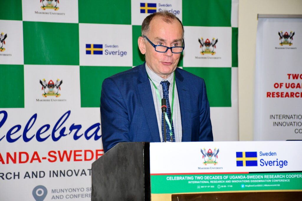 the Head Development Cooperation, Embassy of Sweden in Uganda, Mr. Ola Hällgren, 