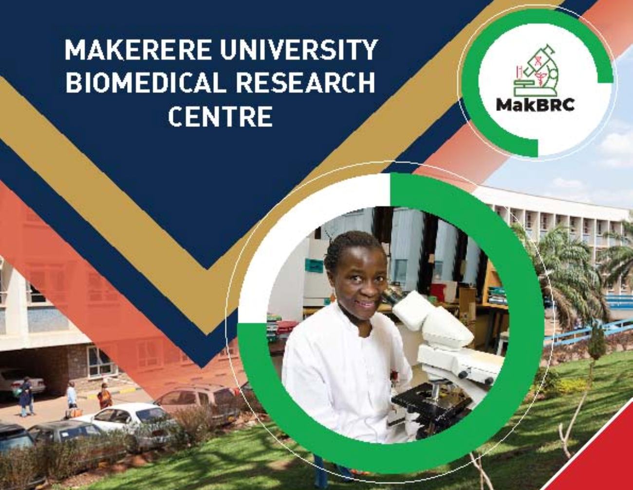 Cover page of the Makerere University Biomedical Research Centre (MakBRC) Annual Report 2020-2021.
