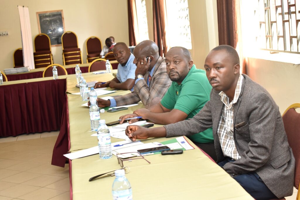 Some of the District officials who participated in the PAIRWISE project consultative meeting in Mbarara City