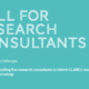 A Screenshot of ACU's Call for Research Consultants. Deadline: 25th July at 12:00 UTC