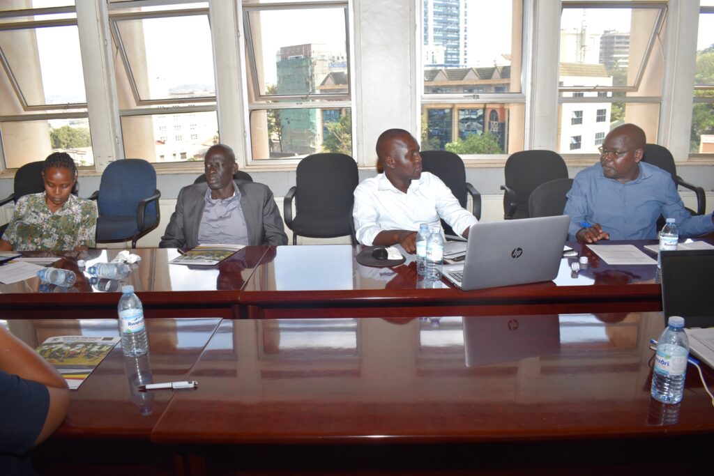 The Makerere team at the Office of the Prime Minister.