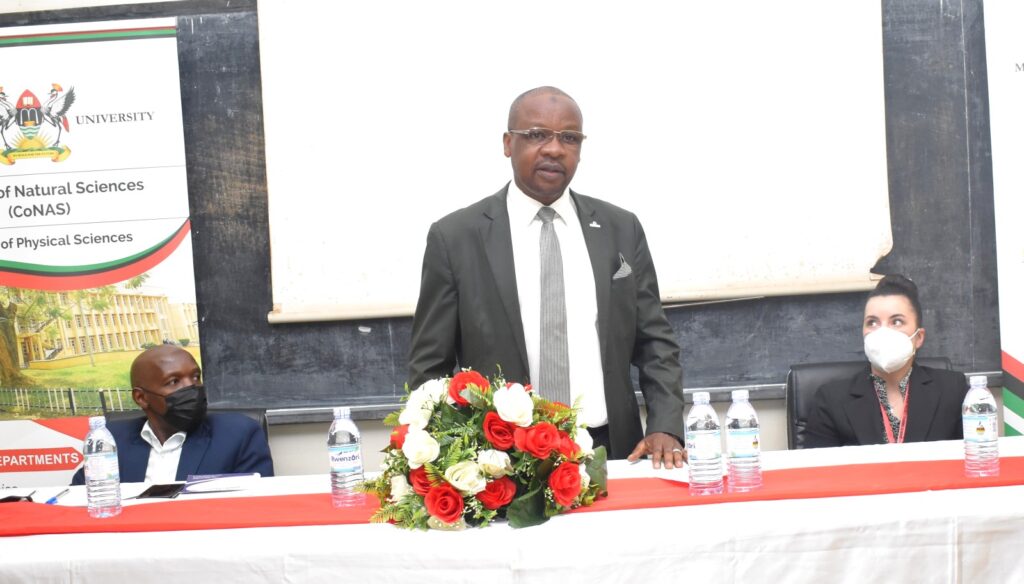 The Deputy Principal, CoNAS, Prof. Juma Kasozi officially opened the training on behalf of the Principal.