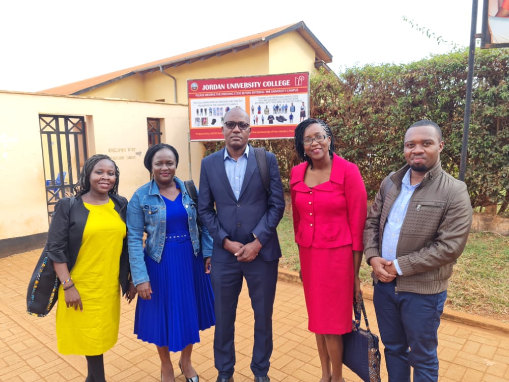 Representatives from SoL, PILAC and EANULAC during their visit to St. Jordan University in Morogoro, Tanzania. These trained Law Lecturers from universities across Tanzania on the use of clinical methods of teaching at Makerere.