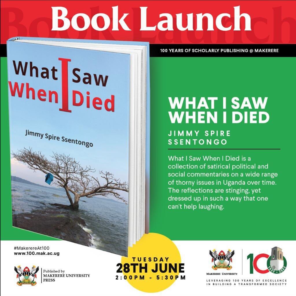 What I Saw When I Died by Dr. Jimmy Spire Ssentongo. 