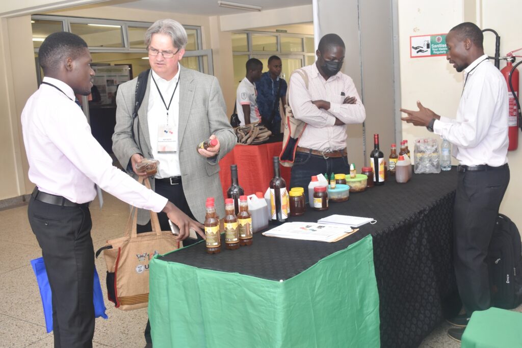 Participants showcasing some of their innovations at the workshop.