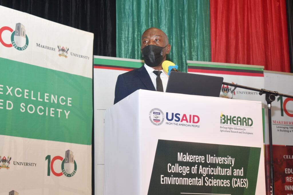 The DVC-FA, Makerere University, Prof. Henry Alinaitwe represented the Vice Chancellor at the workshop.