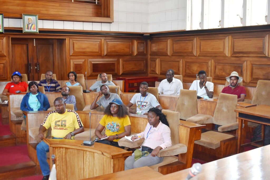 Landscape Ecology Summer School Participants at Jinja City Local Government Offices.