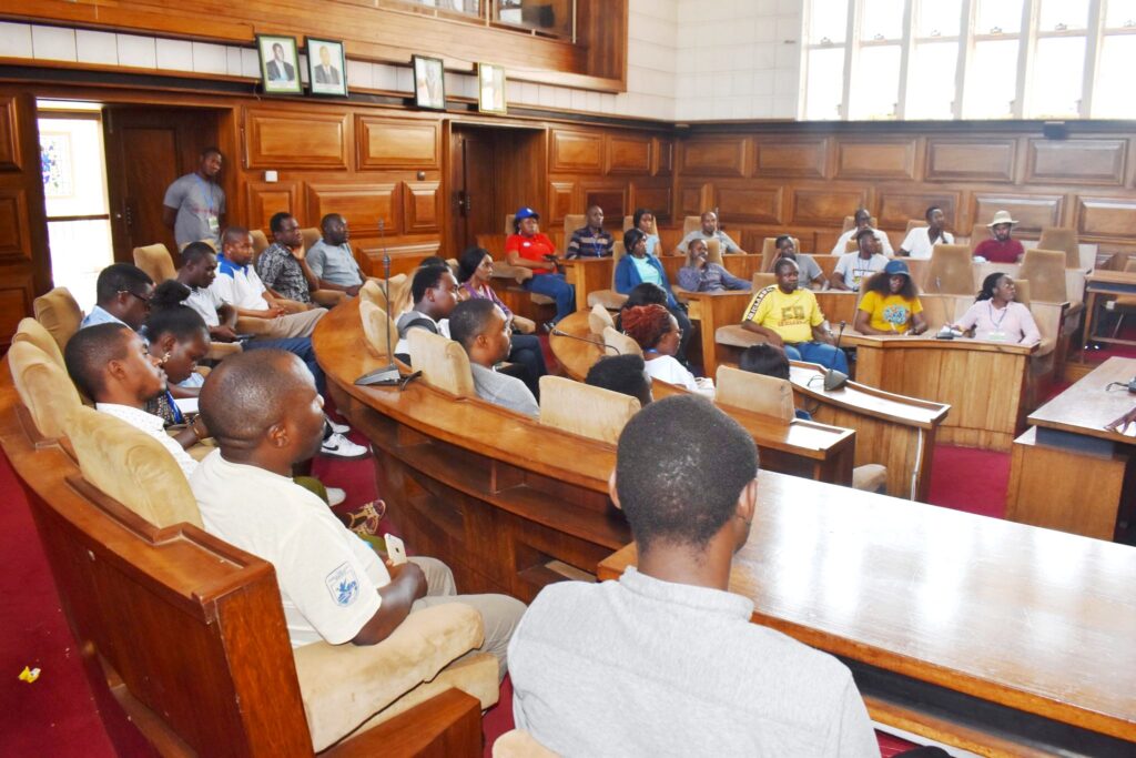 Landscape Ecology Summer School Participants at Jinja City Local Government Offices.